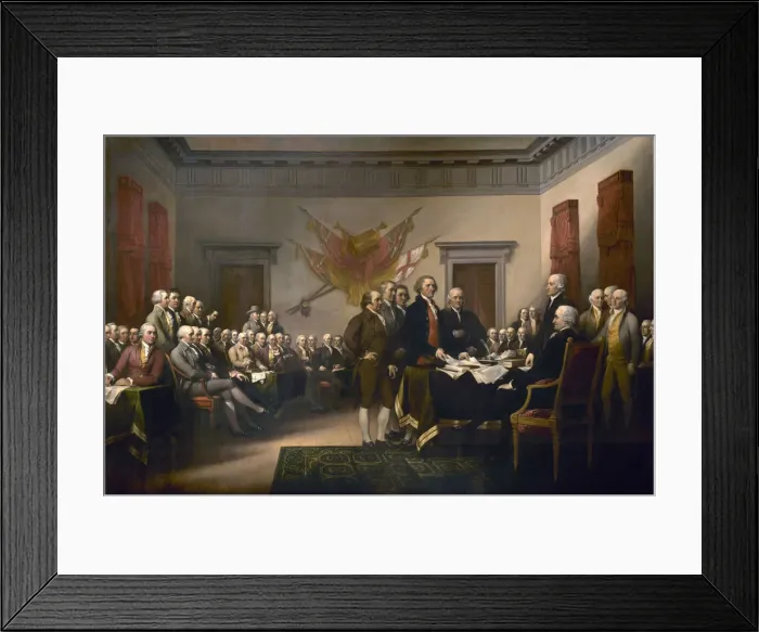 Framed Print : Declaration of Independence, 1819 Framed Print : Declaration of Independence, 1819