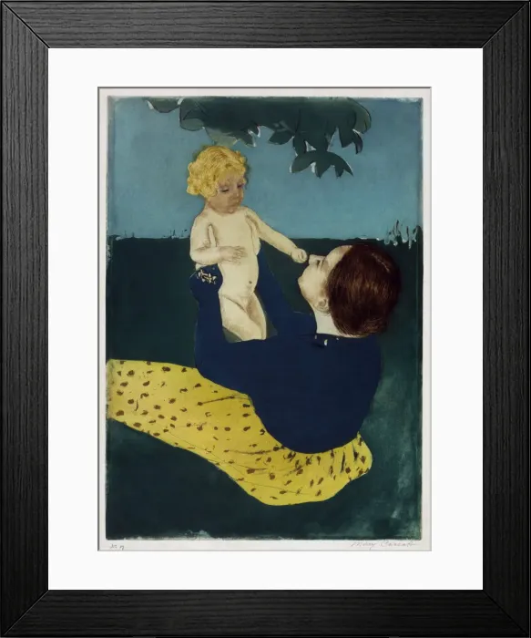 Framed Print : Under the horse chestnut tree, c1898 Framed Print : Under the horse chestnut tree, c1898