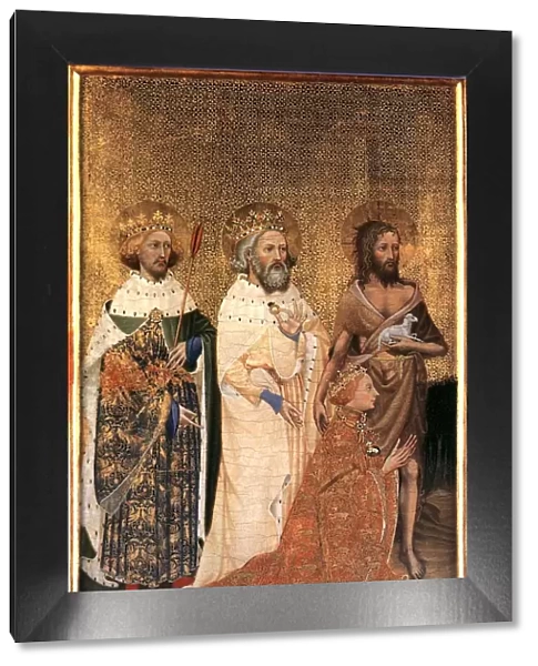 Richard II of England with his patron saints, between 1395 and 1399