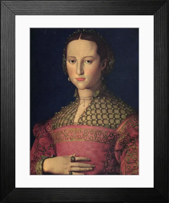 Framed Print : Portrait of Eleanor of Toledo (1522?1562), wife of Grand Duke Cosimo I de Medici, c1545 Framed Print : Portrait of Eleanor of Toledo (1522?1562), wife of Grand Duke Cosimo I de Medici, c1545