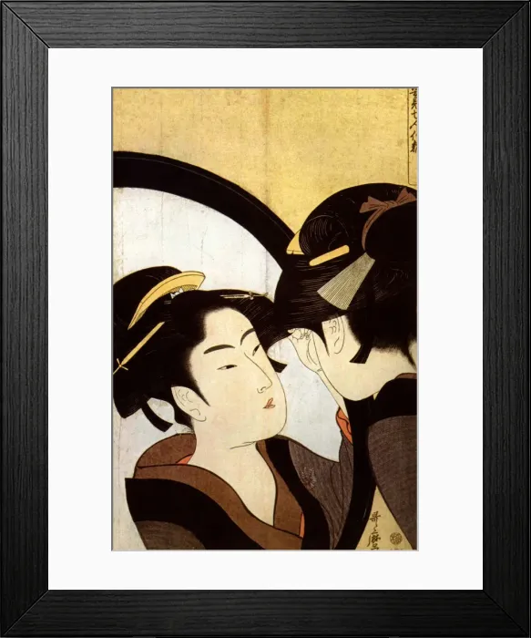 Framed Print : A Beauty Before the Mirror, c1793 Framed Print : A Beauty Before the Mirror, c1793