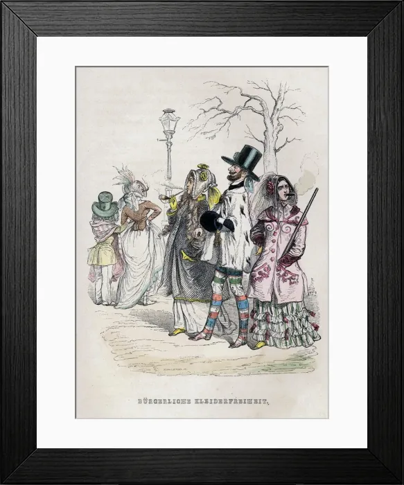 Framed Print : Womens Freedom of Dress, 1840s Framed Print : Womens Freedom of Dress, 1840s