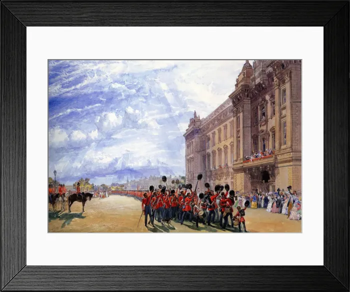 Framed Print : The Return of the Guards from the Crimea, July 1856 Framed Print : The Return of the Guards from the Crimea, July 1856