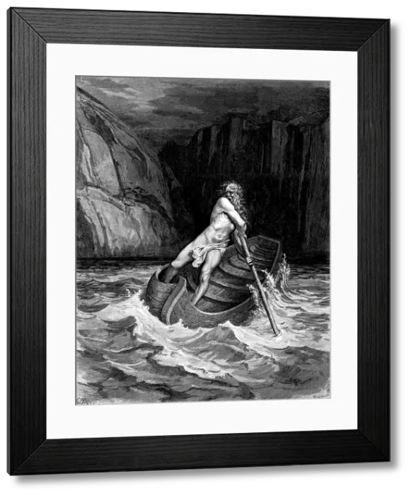 Framed Print : Arrival of Charon, 1857 Framed Print : Arrival of Charon, 1857