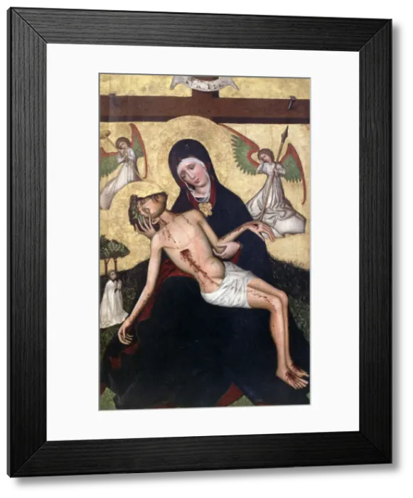 Framed Print : Pieta from Tubadzin, c1450 Framed Print : Pieta from Tubadzin, c1450