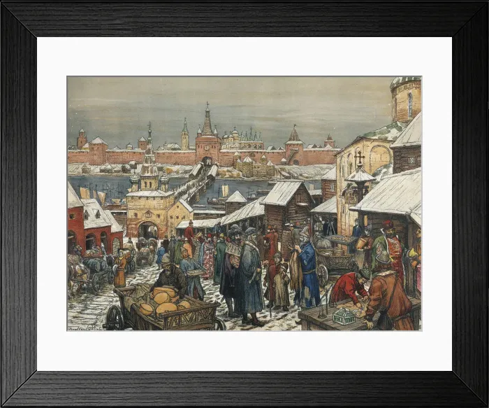 Framed Print : Novgorod Marketplace, end of 19th - early 20th century Framed Print : Novgorod Marketplace, end of 19th - early 20th century
