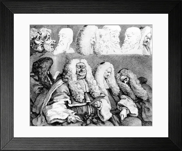 Framed Print : The Bench, 1758 Framed Print : The Bench, 1758