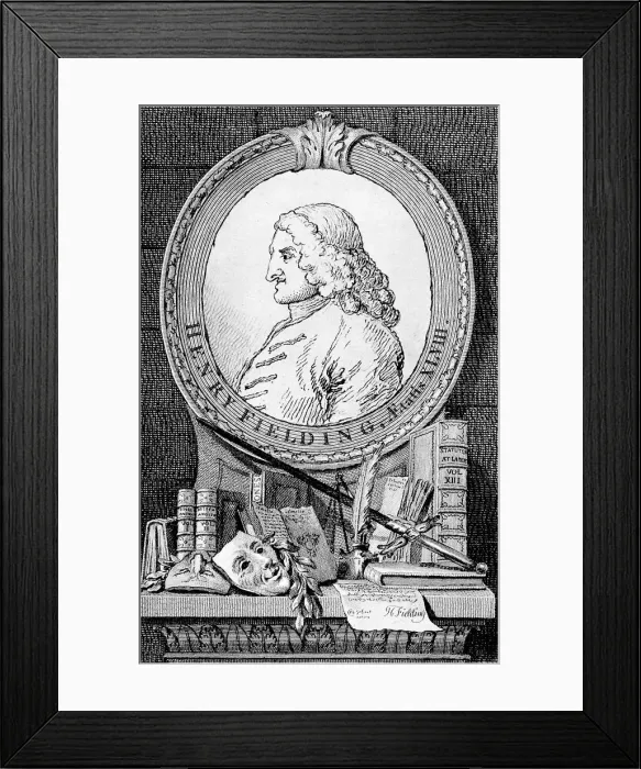 Framed Print : Portrait of the novelist and playwright Henry Fielding (1707-1754), 1762 Framed Print : Portrait of the novelist and playwright Henry Fielding (1707-1754), 1762