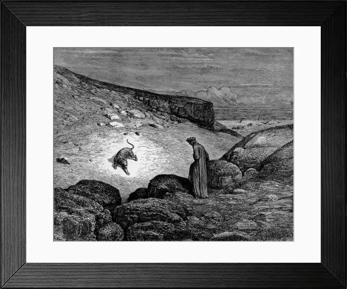 Framed Print : Inferno, 1861 Framed Print : Inferno, 1861