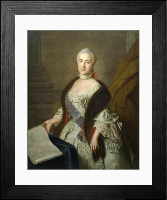 Framed Print : Catherine II as Grand Duchess Ekaterina Alekseyevna, 1762 Framed Print : Catherine II as Grand Duchess Ekaterina Alekseyevna, 1762