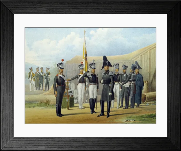 Framed Print : Imperial Life-Guards Sapper Battalion, 1812
