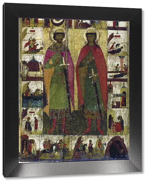 The Saints Boris and Gleb, 14th century
