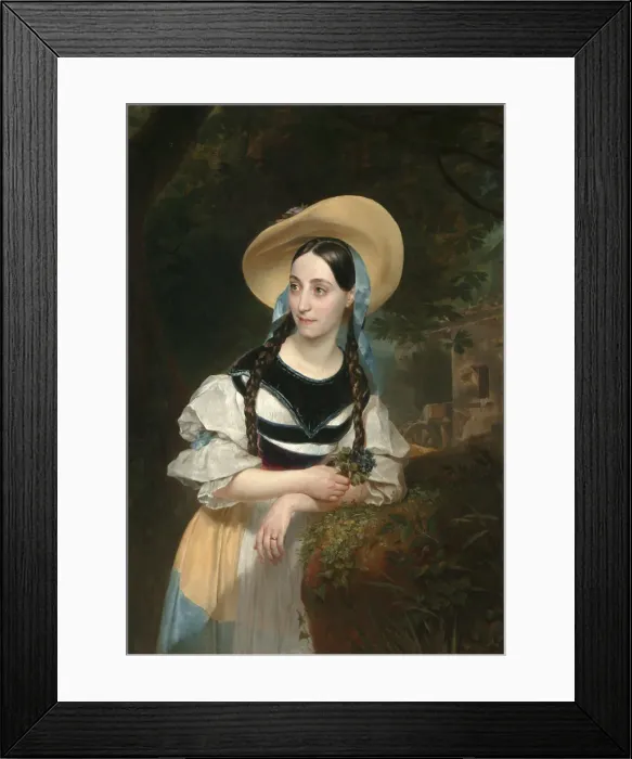 Framed Print : Portrait of the singer Fanny Tacchinardi Persiani, (1812-1867), 1834 Framed Print : Portrait of the singer Fanny Tacchinardi Persiani, (1812-1867), 1834
