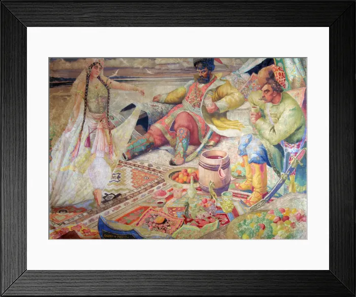 Framed Print : Stepan Razin, end of 19th - early 20th century Framed Print : Stepan Razin, end of 19th - early 20th century