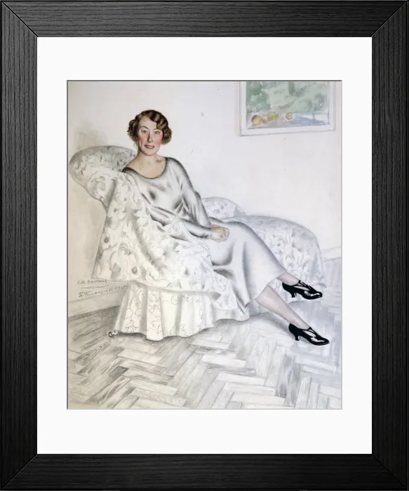 Framed Print : Lady in Interior, 1925 Framed Print : Lady in Interior, 1925