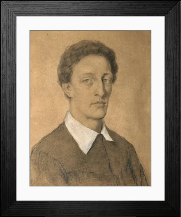 Framed Print : Portrait of the poet Alexander Blok, (1880-1921), 1906 Framed Print : Portrait of the poet Alexander Blok, (1880-1921), 1906