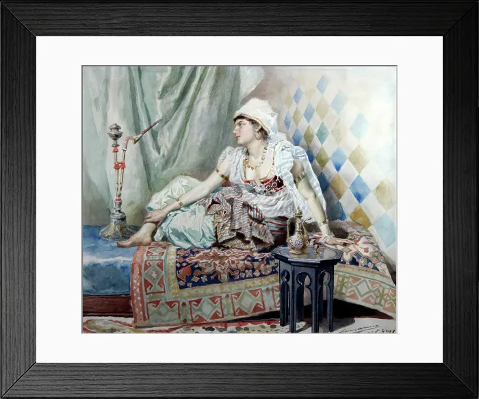 Framed Print : An Odalisque, 1888 Framed Print : An Odalisque, 1888