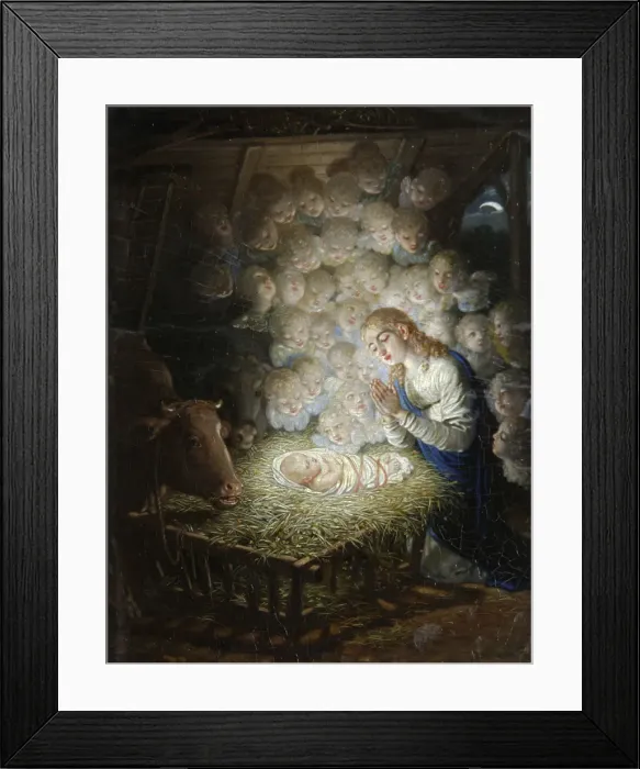 Framed Print : The Nativity of Christ (The Holy Night) Framed Print : The Nativity of Christ (The Holy Night)