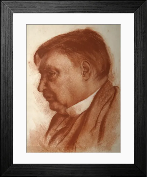 Framed Print : Portrait of the composer Alexander Glazunov, (1865-1936) Framed Print : Portrait of the composer Alexander Glazunov, (1865-1936)