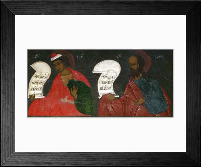 Framed Print : The Prophets Daniel and Elisha, 16th century Framed Print : The Prophets Daniel and Elisha, 16th century