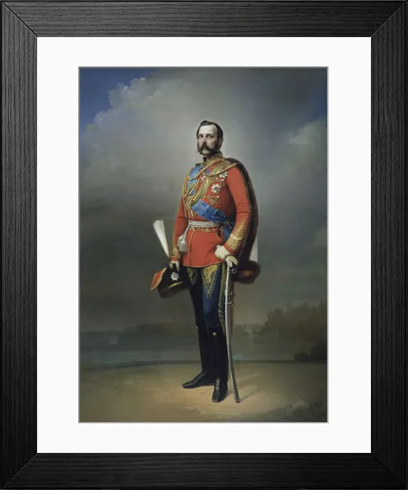 Framed Print : Portrait of Emperor Alexander II, (1818-1881), 1873 Framed Print : Portrait of Emperor Alexander II, (1818-1881), 1873