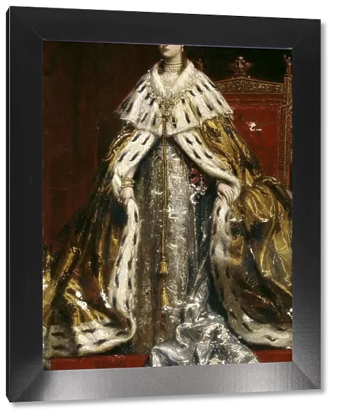 Portrait of Empress Alexandra Fyodorovna of Russia (1872-1918), the wife of Tsar Nicholas II, 1890s