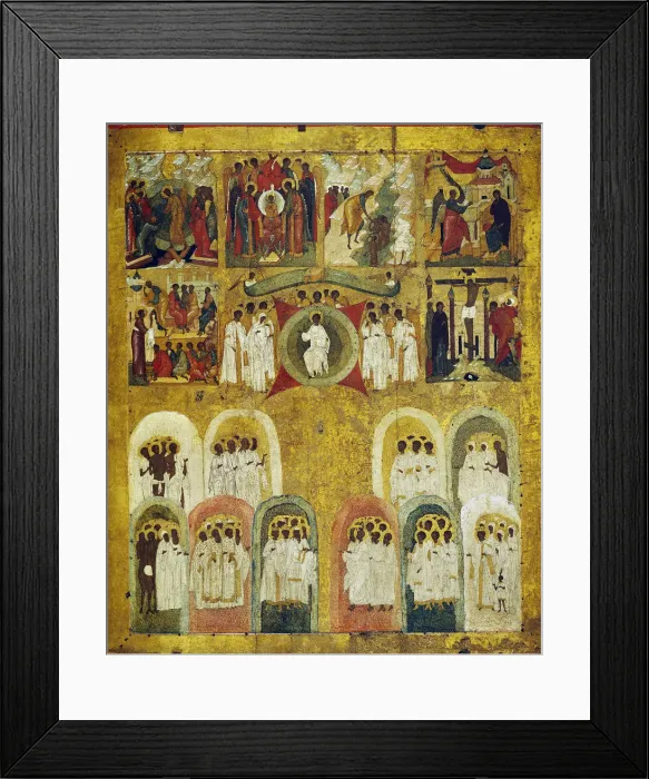 Framed Print : The Hexameron, early 16th century Framed Print : The Hexameron, early 16th century