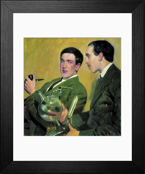 Framed Print : The physicists Pyotr Kapitsa (1894-1984) and Nikolay Semyonov (1896-1986), 1921 Framed Print : The physicists Pyotr Kapitsa (1894-1984) and Nikolay Semyonov (1896-1986), 1921