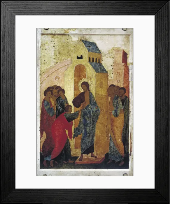 Framed Print : The Incredulity of Saint Thomas, 1500 Framed Print : The Incredulity of Saint Thomas, 1500