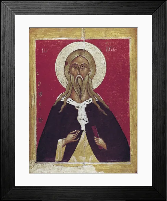 Framed Print : The Prophet Elijah, end 14th - early 15th century Framed Print : The Prophet Elijah, end 14th - early 15th century