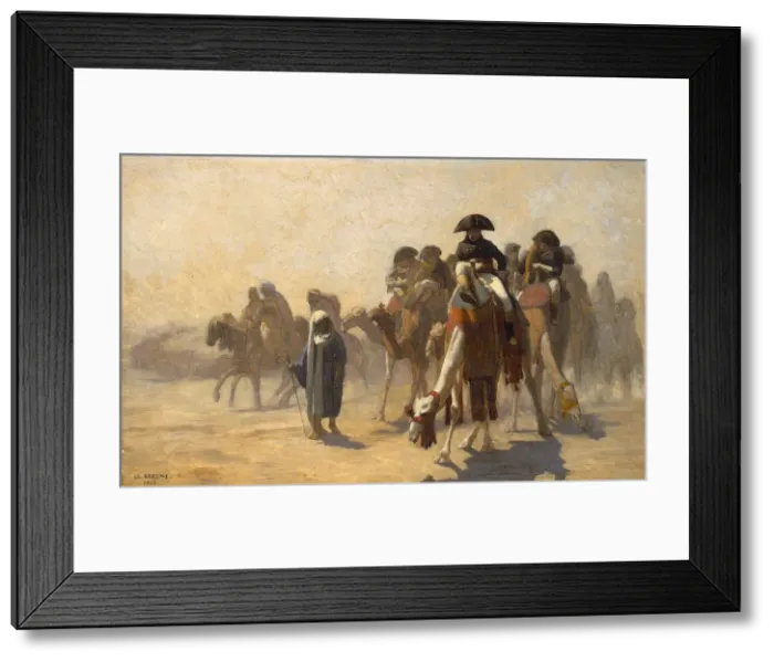 Framed Print : Napoleon in Egypt, 1863 Framed Print : Napoleon in Egypt, 1863