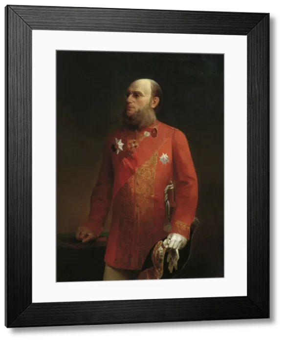 Framed Print : Portrait of the Russian geographer Pyotr Semenov-Tyan-Shansky, (1827-1914), 1874 Framed Print : Portrait of the Russian geographer Pyotr Semenov-Tyan-Shansky, (1827-1914), 1874