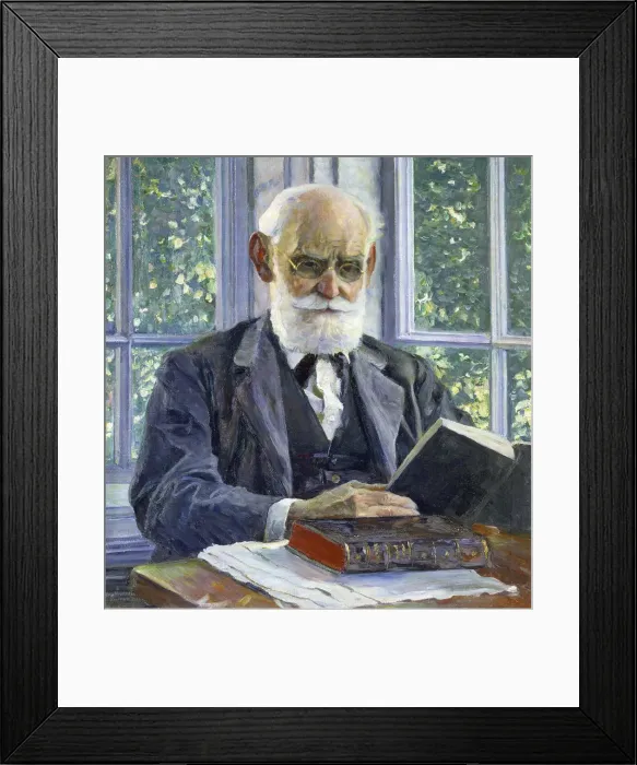 Framed Print : Portrait of the physiologist, psychologist, and physician Ivan P. Pavlov, (1849-1936), 1930 Framed Print : Portrait of the physiologist, psychologist, and physician Ivan P. Pavlov, (1849-1936), 1930