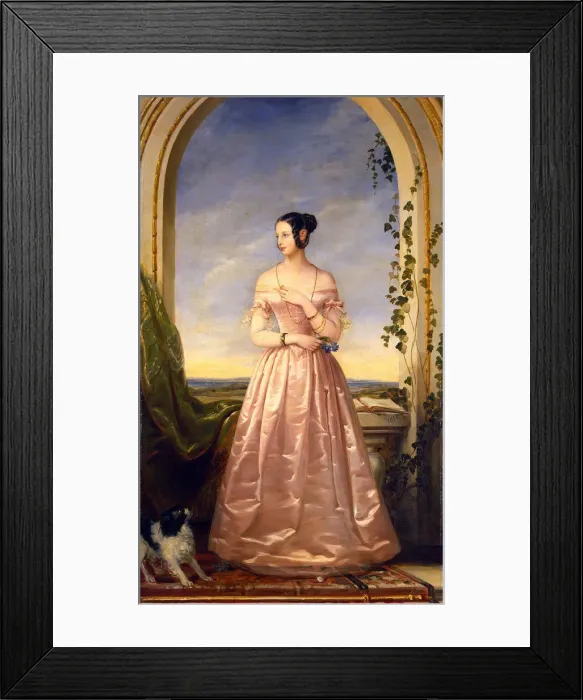Framed Print : Grand Duchess Alexandra Nikolaevna of Russia, (1825-1844), 1840 Framed Print : Grand Duchess Alexandra Nikolaevna of Russia, (1825-1844), 1840