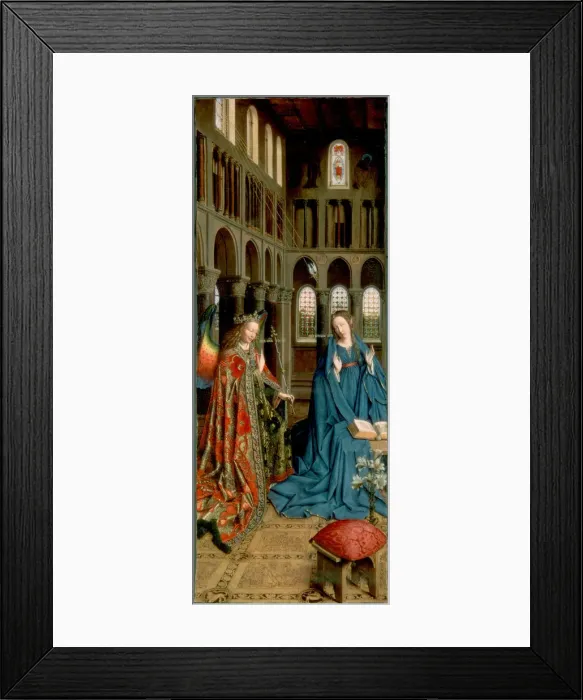 Framed Print : The Annunciation, 1434-1436 Framed Print : The Annunciation, 1434-1436