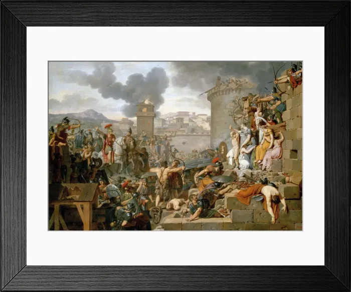 Framed Print : Metellus Raising the Siege, before 1805 Framed Print : Metellus Raising the Siege, before 1805