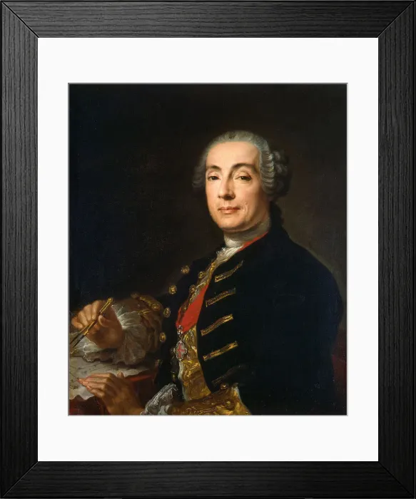 Framed Print : Portrait of the architect Bartolomeo Francesco Rastrelli, (1700-1771), 1750s-1760s Framed Print : Portrait of the architect Bartolomeo Francesco Rastrelli, (1700-1771), 1750s-1760s