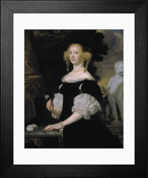 Framed Print : Portrait of a Woman, 1670 Framed Print : Portrait of a Woman, 1670