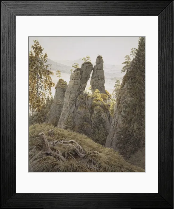 Framed Print : The Rock Gates in Neurathen, between 1826 and 1828 Framed Print : The Rock Gates in Neurathen, between 1826 and 1828
