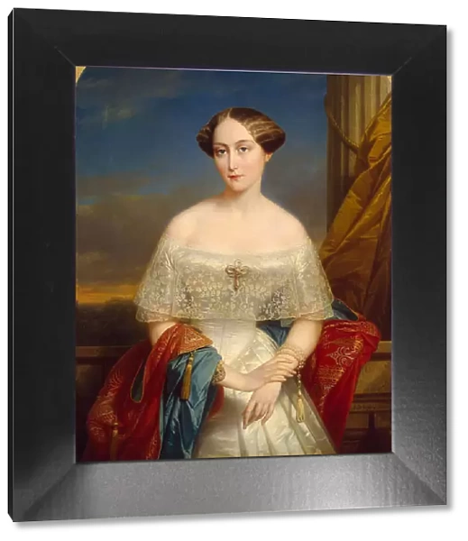 Portrait of Grand Duchess Olga Nikolaevna of Russia, (1822-1892), Queen of Wurttemberg, 1848