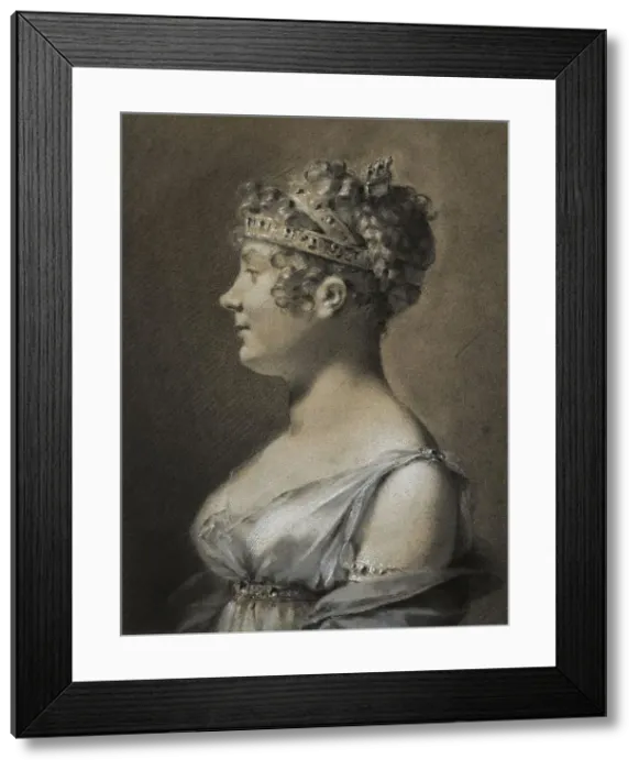 Framed Print : Portrait of Catherine Talleyrand, Princesse de Benevent, 1806-1807 Framed Print : Portrait of Catherine Talleyrand, Princesse de Benevent, 1806-1807