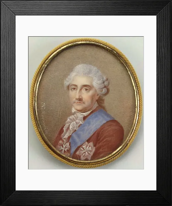 Framed Print : Portrait of Stanislaw II August Poniatowski, 1803