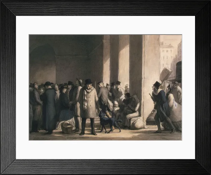 Framed Print : At the Gare Saint-Lazare, 1860s Framed Print : At the Gare Saint-Lazare, 1860s
