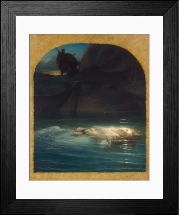 Framed Print : Christian Martyr Drowned in the Tiber During the Reign of Diocletian, 1853 Framed Print : Christian Martyr Drowned in the Tiber During the Reign of Diocletian, 1853