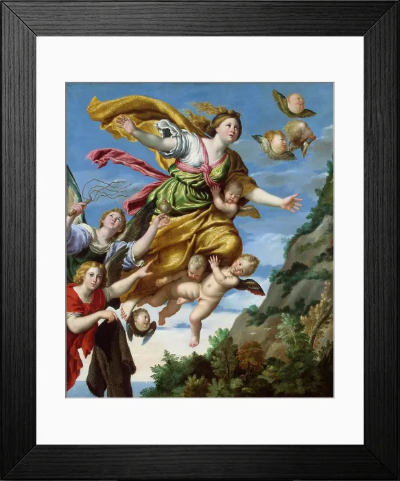 Framed Print : Mary Magdalene Taken up to Heaven, c1620 Framed Print : Mary Magdalene Taken up to Heaven, c1620