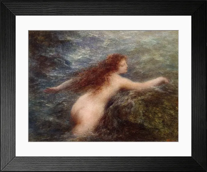 Framed Print : Naiad, c1896 Framed Print : Naiad, c1896