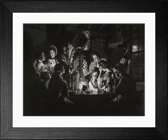 Framed Print : An Experiment on a Bird in the Air Pump (After Joseph Wright of Derby), 1769 Framed Print : An Experiment on a Bird in the Air Pump (After Joseph Wright of Derby), 1769