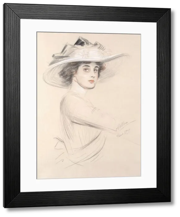 Framed Print : Portrait of a Woman, 1909 Framed Print : Portrait of a Woman, 1909