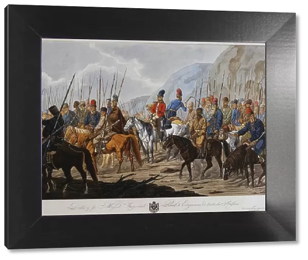 Russian Cossacks on March, c1800