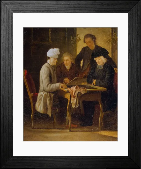 Framed Print : Voltaire at a Chess Table, between 1750 and 1775 Framed Print : Voltaire at a Chess Table, between 1750 and 1775